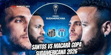 Santos vs. Macará: Neymar recibe al invicto ambateño en la Copa Sudamericana 2026 7 Santos vs Macará por la ida de octavos de la Copa Sudamericana 2026. Revisa horarios, alineaciones, bajas y arbitraje del partido.