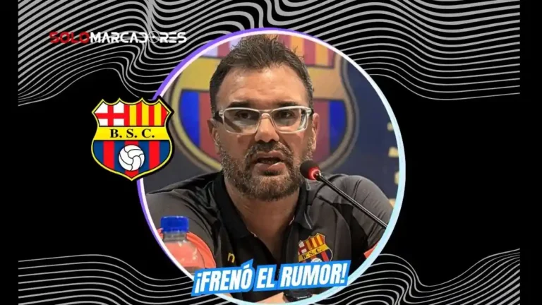 Pablo Trobbiani respondió a los rumores sobre el posible fichaje de Juan Cazares por Barcelona SC y ratificó su concentración en el partido ante Orense.