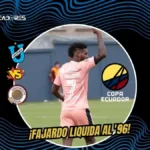 Universidad Católica clasifica a cuartos de Copa Ecuador con heroico doblete de Fajardo 3 Universidad Católica venció 2-3 a Vinotinto al minuto 96 con doblete de Fajardo y clasificó a cuartos en la Copa Ecuador.