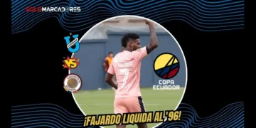 Universidad Católica venció 2-3 a Vinotinto al minuto 96 con doblete de Fajardo y clasificó a cuartos en la Copa Ecuador.