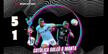 ¡Contundencia camarata! Universidad Católica goleó a Manta FC en el Olímpico Atahualpa 9 Universidad Católica goleó a Manta FC 5-1 en el Olímpico Atahualpa por la Liga Ecuabet 2026 y escaló al segundo lugar de la tabla de posiciones.