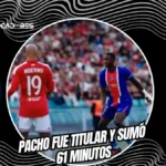 Willian Pacho y el PSG afinan puntería antes del duelo por la Supercopa de Europa 3 Willian Pacho jugó 61 minutos en el empate 1-1 del PSG ante Manchester United. El ecuatoriano quedó listo para la Supercopa de Europa. (138 caracteres)