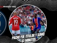 Willian Pacho y el PSG afinan puntería antes del duelo por la Supercopa de Europa 5 Willian Pacho jugó 61 minutos en el empate 1-1 del PSG ante Manchester United. El ecuatoriano quedó listo para la Supercopa de Europa. (138 caracteres)