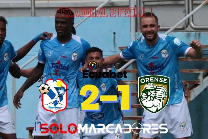 Manta FC rompe la racha en el Jocay, pero el fantasma del descenso no da tregua 22 Manta FC venció 2-1 a Orense en el estadio Jocay con goles de Angulo y Blanco. A pesar del triunfo, los atuneros siguen colistas.