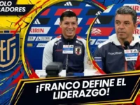 Liderazgo colectivo en La Tri: Alan Franco analiza la reconstrucción de Ecuador antes de enfrentar a Japón 5 Alan Franco analizó el liderazgo en la Selección de Ecuador tras la era Enner Valencia y la idea de Marcelo Gallardo previo a enfrentar a Japón.
