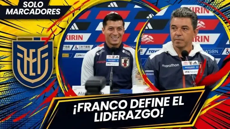 Alan Franco analizó el liderazgo en la Selección de Ecuador tras la era Enner Valencia y la idea de Marcelo Gallardo previo a enfrentar a Japón.