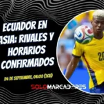 Amistosos de Ecuador en Asia: fechas, horarios y rivales de la Tri 3 Calendario completo de los tres amistosos de Ecuador en Asia, el debut de Marcelo Gallardo y la convocatoria para la Copa Kirin.