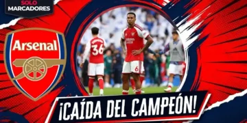 Arsenal sufrió su primera derrota de la temporada al caer 3-0 ante Brighton en la fecha 5 de la Premier League. Piero Hincapié fue suplente.