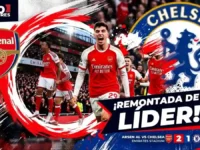 Arsenal se impone 2-1 al Chelsea en un derbi marcado por la presencia tricolor 5 Arsenal derrota al Chelsea 2-1 tras reaccionar a un gol tempranero. Piero Hincapié sumó minutos y Moisés Caicedo quedó fuera por lesión.