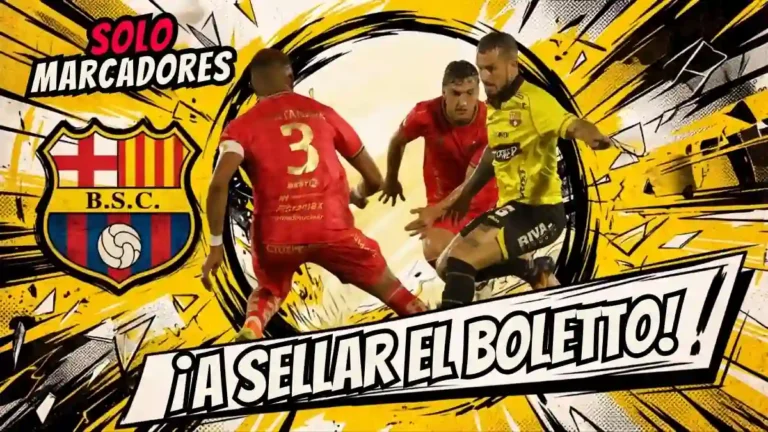 Aucas vs Barcelona SC por la fecha 29 de Liga Ecuabet 2026. Los toreros buscan la victoria para asegurar su pase al Hexagonal Final.