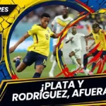Gonzalo Plata y Kevin Rodríguez, bajas por lesión 3 Gonzalo Plata y Kevin Rodríguez son bajas en la Selección de Ecuador por lesión. Marcelo Gallardo no citará reemplazos para la gira por Asia.