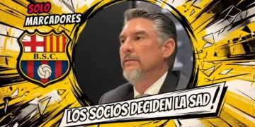 Transformación de Barcelona SC: la decisión de las SAD queda en manos de los socios 5 Miguel Montalvo explica a EL UNIVERSO la realidad financiera de Barcelona SC, el proceso para ser SAD y el plan con Damián Díaz.