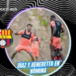 El regreso del 10 y refuerzos clave: Barcelona SC sacude su once titular ante Independiente del Valle 3 Damián Díaz y Luis Cano serán titulares en Barcelona SC ante Independiente del Valle. Darío Benedetto regresa a la nómina de Pablo Trobbiani.
