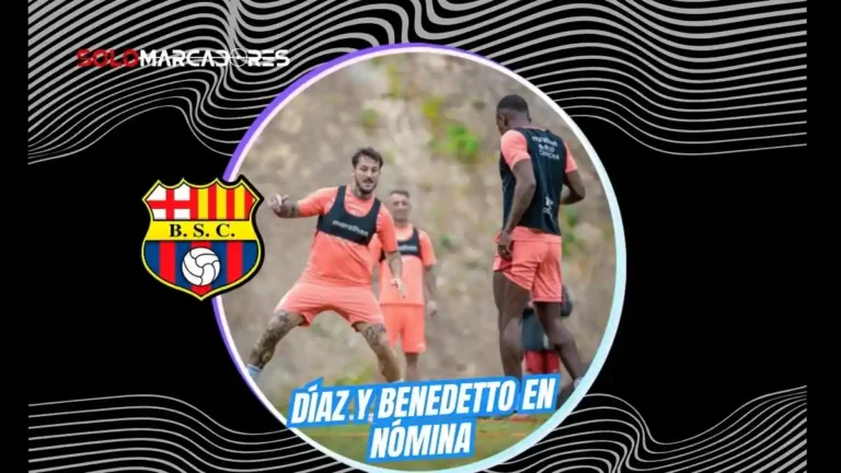 Damián Díaz y Luis Cano serán titulares en Barcelona SC ante Independiente del Valle. Darío Benedetto regresa a la nómina de Pablo Trobbiani.