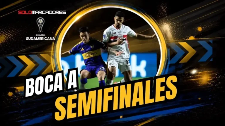 Boca Juniors igualó 1-1 con São Paulo y clasificó a semifinales de Copa Sudamericana 2026. Leandro Lozano anotó para el xeneize.