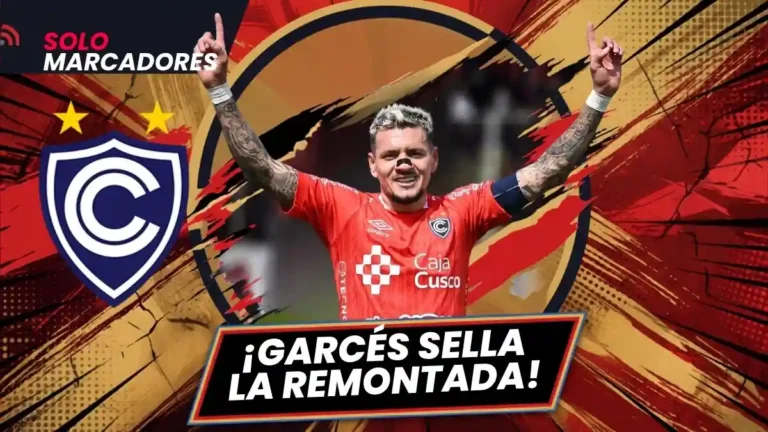Carlos Garcés anotó a los 84 minutos en la goleada 5-2 de Cienciano ante FC Cajamarca por Liga 1. Conoce los detalles del triunfo.