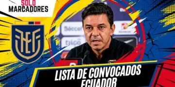 La primera lista del 'Muñeco': Marcelo Gallardo define los convocados de Ecuador para la gira asiática 4 Marcelo Gallardo presentó la lista de convocados de Ecuador para los amistosos ante Corea del Sur y Japón. Revisa la nómina completa.
