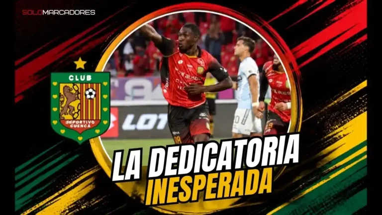 Cristhian Benalcázar anotó en el triunfo de Deportivo Cuenca y conmovió al dedicar su primer gol en LigaPro a su hermano desaparecido.