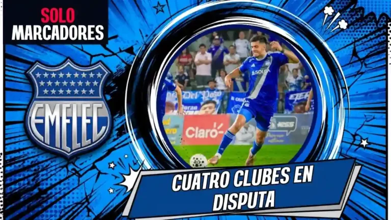 Quedó definido el cuadrangular por la Copa Sudamericana 2027. Emelec, Libertad, Leones FC y Guayaquil City disputan el boleto.