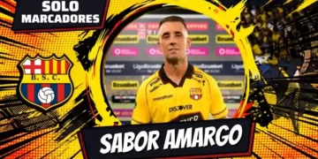 Damián Díaz tras el empate de Barcelona SC ante Delfín: "Nos queda el sabor amargo de no haber ganado" 1 Damián Díaz analizó el empate 1-1 de Barcelona SC ante Delfín en la fecha 30. El volante valoró la clasificación al hexagonal con 44 puntos.
