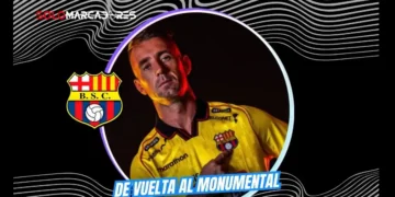 Damián Díaz fue presentado en Barcelona SC. El volante de 40 años firmó hasta 2027 y debutará este miércoles ante Independiente del Valle en LigaPro.