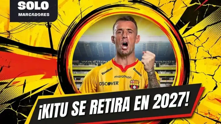 Barcelona SC refinanció la deuda con Damián Díaz a siete años. El 'Kitu' firmó hasta 2027 y se retirará en la Noche Amarilla 2028.