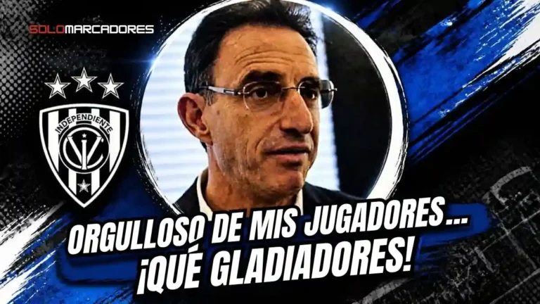 Michel Deller, dirigente de IDV, elogia la entrega de su equipo tras la eliminación de la Copa Libertadores ante Flamengo por "pequeños detalles".