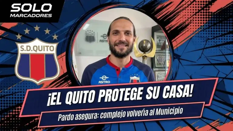 José Pardo asegura que el Complejo Deportivo de Carcelén es inembargable y volvería al Municipio si Deportivo Quito entra en quiebra.