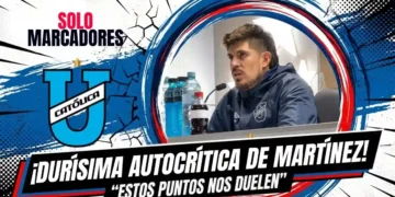"Estos puntos duelen": Diego Martínez, técnico de Universidad Católica, tras la derrota en el clásico universitario contra Liga de Quito 2 Diego Martínez técnico de Universidad Católica tras la derrota 2-1 vs LDU en el hexagonal final: "Estos puntos nos duelen".