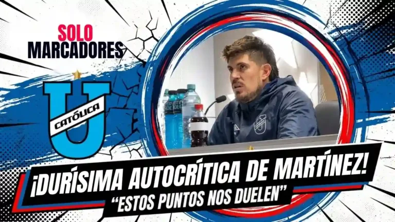 Diego Martínez técnico de Universidad Católica tras la derrota 2-1 vs LDU en el hexagonal final: "Estos puntos nos duelen".