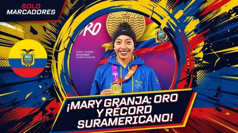 Ecuador alcanza 52 medallas en los Juegos Suramericanos Santa Fe 2026. Mary Granja impone récord suramericano y la marcha aporta dos podios.