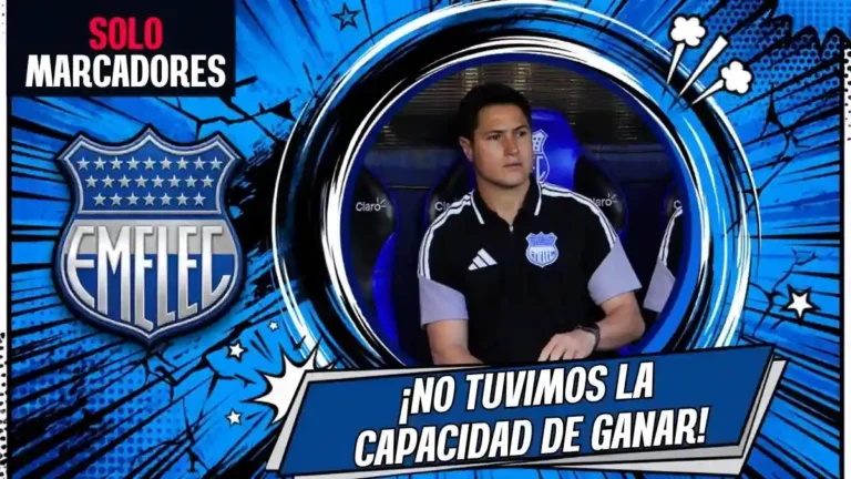 Ezequiel Medrán lamentó la derrota 1-2 de Emelec ante Libertad FC en el Capwell y criticó el arbitraje tras el inicio del cuadrangular.
