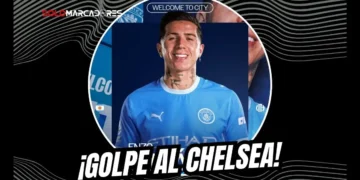 Enzo Fernández es nuevo jugador del Manchester City hasta 2032 tras un acuerdo récord de 145 millones de euros con el Chelsea.