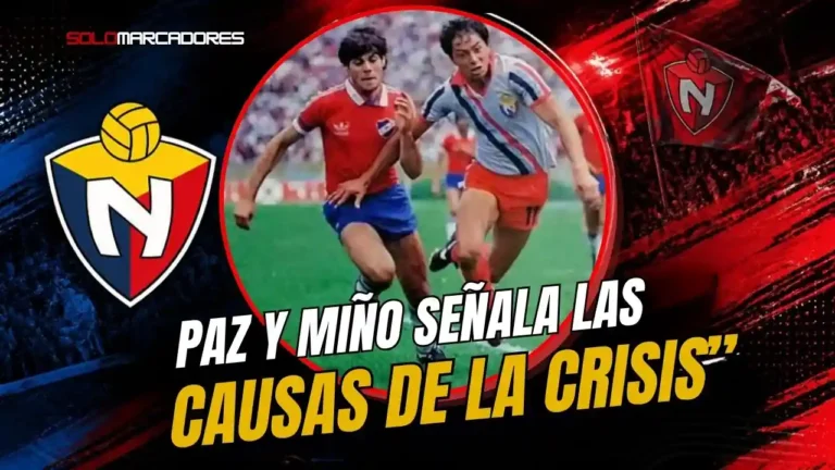 Fabián Paz y Miño rompe el silencio sobre la crisis de El Nacional. El goleador histórico cuestiona el manejo financiero del club.