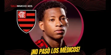 Se cayó la venta de Gonzalo Plata al Dínamo de Moscú tras no superar los exámenes médicos. El extremo ecuatoriano regresa esta semana al Flamengo.