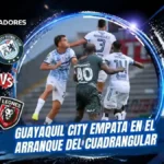 Guayaquil City rescata el empate ante Leones FC en el arranque del cuadrangular 3 Guayaquil City igualó 1-1 ante Leones FC en la fecha 1 del cuadrangular por la Copa Sudamericana gracias a un gol agónico de Diego Dorregaray.