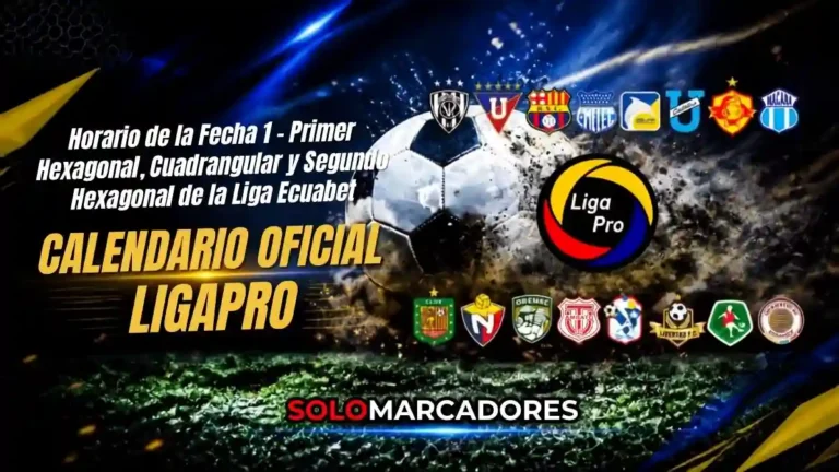 La Liga Pro definió la agenda de los Horarios Fecha 1 fase final. Barcelona SC vs. Independiente del Valle cerrará la jornada el lunes 21 de septiembre.