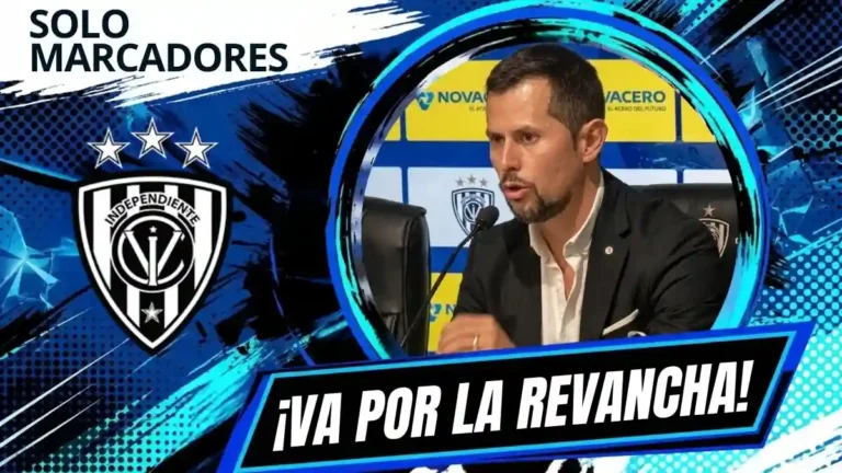 Andrés Larriva confirmó los objetivos de IDV en Copa Ecuador y LigaPro tras la eliminación de la Copa Libertadores.
