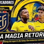 Jeremy Sarmiento y Keny Arroyo, entre los convocados por Marcelo Gallardo para la gira de Ecuador por Asia 3 La primera convocatoria de Marcelo Gallardo trae el retorno de Jeremy Sarmiento y Keny Arroyo para la gira asiática de la Tri.