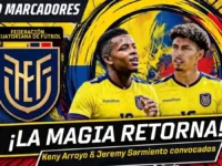 Jeremy Sarmiento y Keny Arroyo, entre los convocados por Marcelo Gallardo para la gira de Ecuador por Asia 5 La primera convocatoria de Marcelo Gallardo trae el retorno de Jeremy Sarmiento y Keny Arroyo para la gira asiática de la Tri.