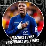 Arriesgó su carrera por jugar el Mundial: el drama de Joel Ordóñez tras caerse su fichaje a Crystal Palace 3 Joel Ordóñez explicó la fractura que sufrió por jugar el Mundial con Ecuador y que frustró su pase de 30 millones a Crystal Palace.