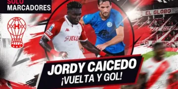 ¡Jordy Caicedo se viste de héroe y rescata un empate agónico para Huracán ante Belgrano! 3 Jordy Caicedo volvió a jugar con Huracán tras una sanción y anotó un agónico gol de cabeza para empatar 1-1 frente a Belgrano en los minutos finales.