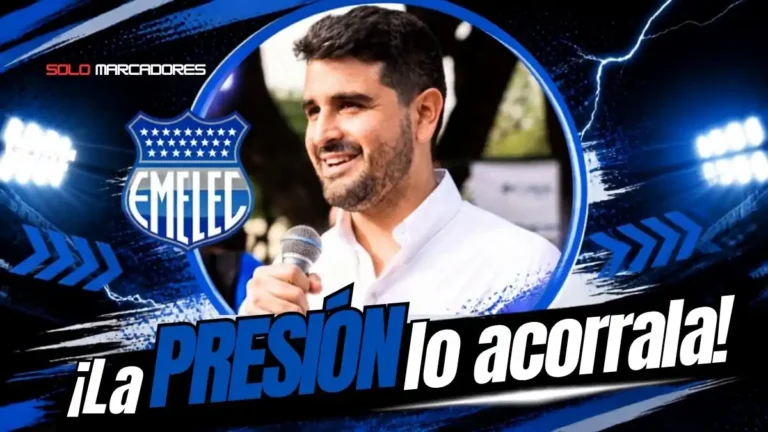 José David Jiménez analiza la presión de presidir Emelec, destaca el compromiso del plantel y fija la meta de llegar a una copa internacional.