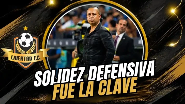 Juan Pablo Buch, DT de Libertad FC, tras la victoria ante Emelec: "Estamos para ganar el cuadrangular". Resalta el orden defensivo.