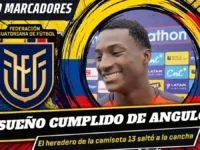El sueño cumplido de Juan Riquelme Angulo en el inicio de la era Gallardo con la Selección de Ecuador 5 Juan Riquelme Angulo habló sobre su debut con la Selección de Ecuador ante Corea del Sur y el orgullo de cumplir su sueño a los 18 años.