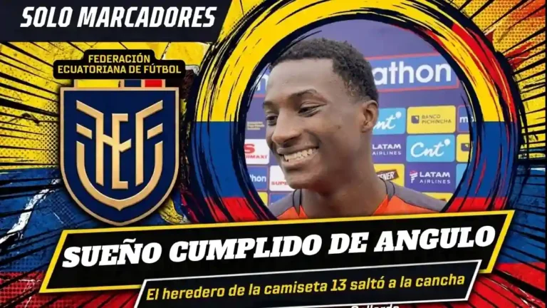 Juan Riquelme Angulo habló sobre su debut con la Selección de Ecuador ante Corea del Sur y el orgullo de cumplir su sueño a los 18 años.