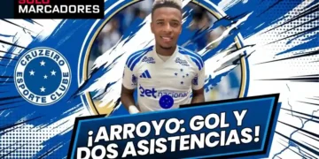 Keny Arroyo firmó un gol y dos asistencias con Cruzeiro tras su llamado a la Selección de Ecuador 3 Keny Arroyo anotó un gol y dio dos asistencias con Cruzeiro ante Vitória luego de ser convocado a la Selección de Ecuador por Marcelo Gallardo.