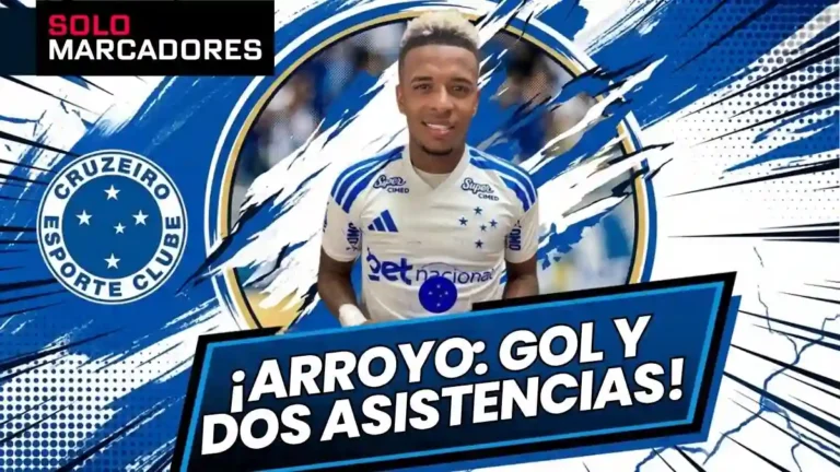 Keny Arroyo anotó un gol y dio dos asistencias con Cruzeiro ante Vitória luego de ser convocado a la Selección de Ecuador por Marcelo Gallardo.