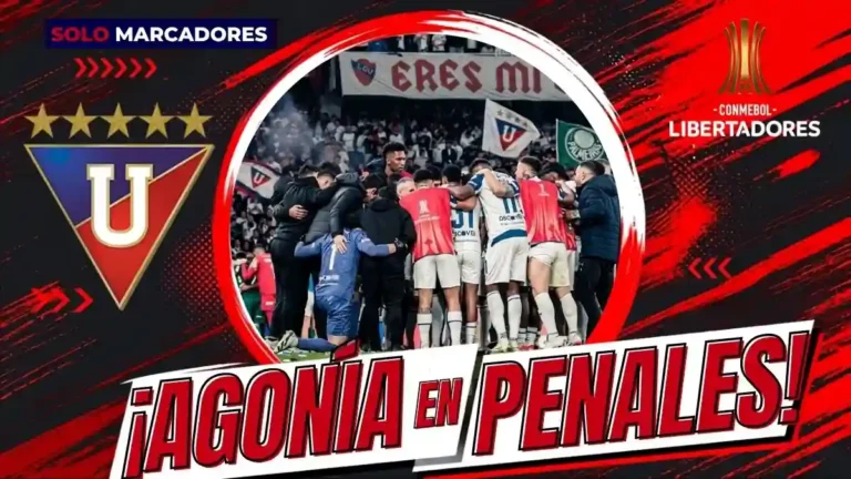 Liga de Quito cayó 4-3 en penales ante Palmeiras tras empatar 3-3 el global en el Rodrigo Paz Delgado. Luis Segovia erró el penal decisivo.