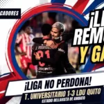 ¡Golpe de autoridad en Ambato! Liga remonta y sella el hexagonal 3 Liga de Quito venció 3-1 a Técnico Universitario en Ambato con goles de Estrada y los Rodríguez, asegurando su boleto al hexagonal principal.